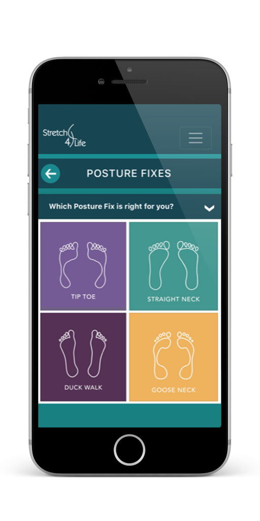 Posture Fixes Stretch4Life App